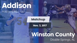 Matchup: Addison vs. Winston County  2017