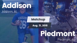 Matchup: Addison vs. Piedmont  2018