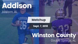 Matchup: Addison vs. Winston County  2018