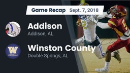 Recap: Addison  vs. Winston County  2018