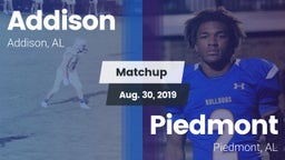 Matchup: Addison vs. Piedmont  2019