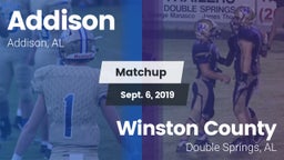 Matchup: Addison vs. Winston County  2019