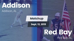 Matchup: Addison vs. Red Bay  2019