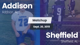 Matchup: Addison vs. Sheffield  2019