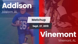 Matchup: Addison vs. Vinemont  2019