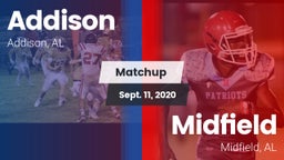 Matchup: Addison vs. Midfield  2020