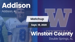Matchup: Addison vs. Winston County  2020