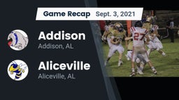 Recap: Addison  vs. Aliceville  2021