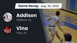 Recap: Addison  vs. Vina  2022