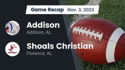 Recap: Addison  vs. Shoals Christian  2023