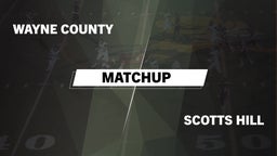 Matchup: Wayne County vs. Scotts Hill  2016
