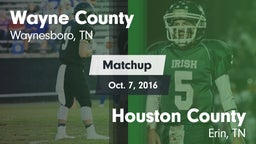 Matchup: Wayne County vs. Houston County  2016