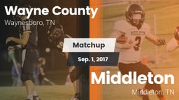 Matchup: Wayne County vs. Middleton  2017