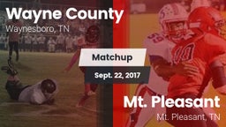 Matchup: Wayne County vs. Mt. Pleasant  2017