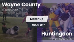 Matchup: Wayne County vs. Huntingdon  2017