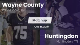Matchup: Wayne County vs. Huntingdon  2019