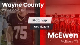 Matchup: Wayne County vs. McEwen  2019