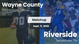 Matchup: Wayne County vs. Riverside  2020