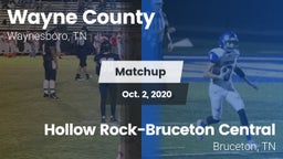 Matchup: Wayne County vs. Hollow Rock-Bruceton Central  2020
