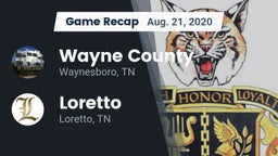 Recap: Wayne County  vs. Loretto  2020