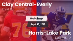 Matchup: Clay Central-Everly vs. Harris-Lake Park  2016