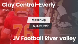Matchup: Clay Central-Everly vs. JV Football River valley 2016