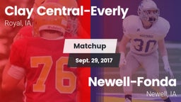 Matchup: Clay Central-Everly vs. Newell-Fonda  2016