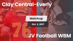 Matchup: Clay Central-Everly vs. JV Football WBM 2016