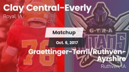 Matchup: Clay Central-Everly vs. Graettinger-Terril/Ruthven-Ayrshire  2016