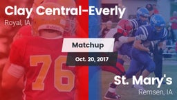 Matchup: Clay Central-Everly vs. St. Mary's  2016