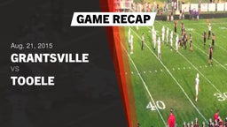 Recap: Grantsville  vs. Tooele 2015
