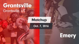 Matchup: Grantsville vs. Emery  2016