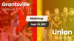 Matchup: Grantsville vs. Union  2017