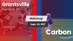 Matchup: Grantsville vs. Carbon  2017