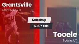 Matchup: Grantsville vs. Tooele  2018
