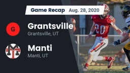 Recap: Grantsville  vs. Manti  2020