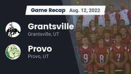 Recap: Grantsville  vs. Provo  2022