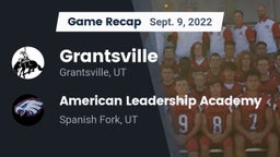Recap: Grantsville  vs. American Leadership Academy  2022