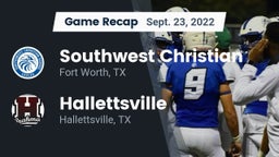 Recap: Southwest Christian  vs. Hallettsville  2022