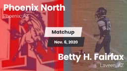 Matchup: North vs. Betty H. Fairfax 2020