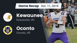 Recap: Kewaunee  vs. Oconto  2019