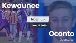 Matchup: Kewaunee vs. Oconto  2020