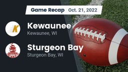 Recap: Kewaunee  vs. Sturgeon Bay  2022