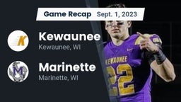 Recap: Kewaunee  vs. Marinette  2023
