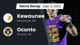 Recap: Kewaunee  vs. Oconto  2023