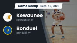 Recap: Kewaunee  vs. Bonduel  2023
