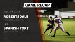 Recap: Robertsdale  vs. Spanish Fort  2016