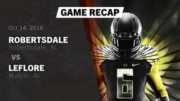 Recap: Robertsdale  vs. LeFlore  2016