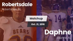 Matchup: Robertsdale vs. Daphne  2016