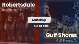 Matchup: Robertsdale vs. Gulf Shores  2016